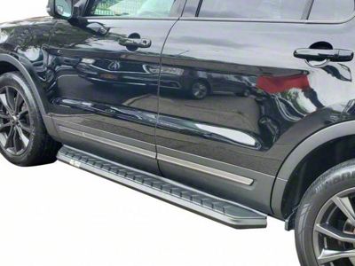 F1 Style Running Boards; Black (11-21 Jeep Grand Cherokee WK2)