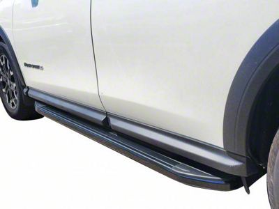 F6 Style Running Boards; Black (11-21 Jeep Grand Cherokee WK2)