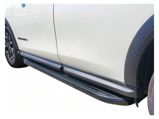 F6 Style Running Boards; Black (11-21 Jeep Grand Cherokee WK2)