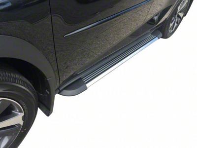 H2 Running Boards; Brushed Aluminum (11-21 Jeep Grand Cherokee WK2)