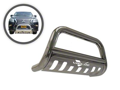 Classic Bull Bar with Skid Plate; Stainless Steel (03-24 4Runner, Excluding TRD)