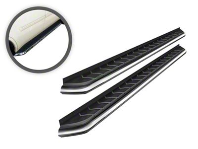 F1 Style Running Boards; Black (10-24 4Runner, Excluding Limited, Nightshade, TRD Sport & 10-13 SR5)