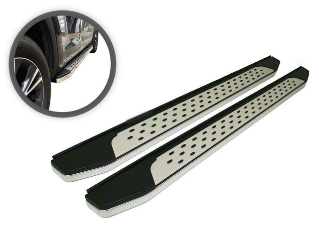F2 Style Running Boards; Polished (10-24 4Runner Limited)