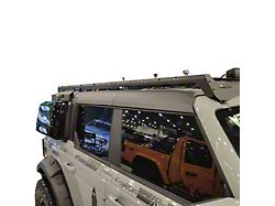 Craftsmen Roof Rack with Side-Mounted Gear Carrier; Black (21-24 Bronco)