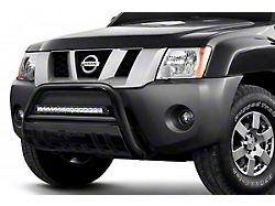 Bull Bar with 20-Inch LED Light Bar; Black (14-21 Jeep Grand Cherokee WK2)