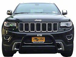 Bull Bar with 4.50-Inch Round LED Lights; Black (11-21 Jeep Grand Cherokee WK2)