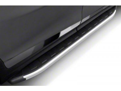 F3 Style Running Boards; Brushed Aluminum (11-21 Jeep Grand Cherokee WK2)