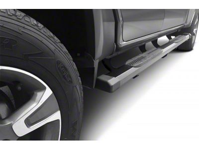 CB1 Running Boards; Black (05-23 Tacoma Double Cab)
