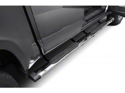 CB1 Running Boards; Stainless Steel (05-23 Tacoma Double Cab)