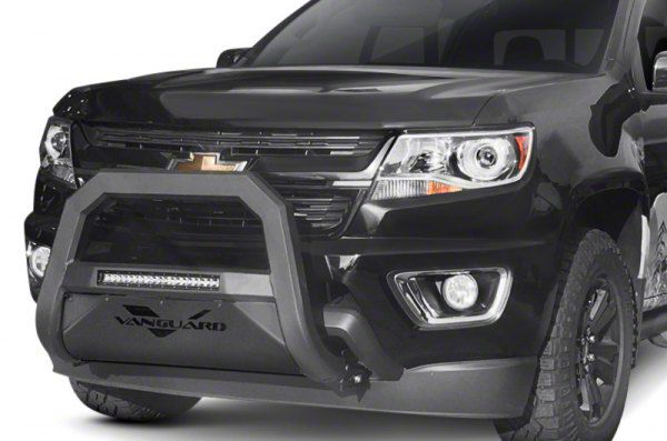 Tacoma Optimus Bull Bar with 18-Inch LED Light Bar; Black (05-15 Tacoma ...