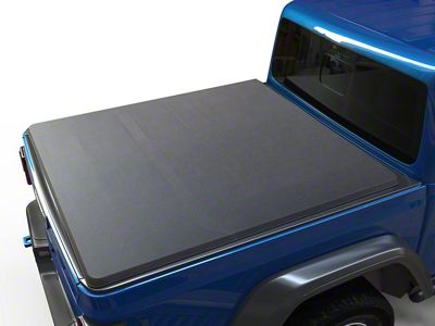 Soft Tri-Fold Tonneau Cover; Black (16-23 Tacoma)