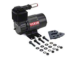 Viair Stealth Black 100C Air Compressor with Omega Bracket; 130 PSI / 1.27 CFM (Universal; Some Adaptation May Be Required)