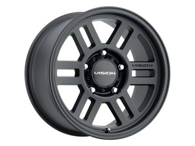 Vision Off-Road Manx 2 Overland Satin Black 6-Lug Wheel; 17x9; -12mm Offset (05-15 Tacoma)