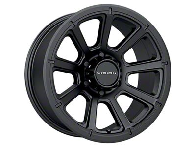 Vision Off-Road Turbine Matte Black 5-Lug Wheel; 18x9; 12mm Offset (07-13 Tundra)