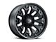 Vision Off-Road Armor Satin Black with Black Bolt Inserts 5-Lug Wheel; 18x9; 12mm Offset (07-13 Tundra)