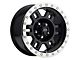 Vision Off-Road Manx Gloss Black Machined Wheel; 18x9; -12mm Offset (20-24 Jeep Gladiator JT)