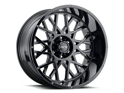 Vision Off-Road Rocker Gloss Black Wheel; 18x9 (20-24 Jeep Gladiator JT)