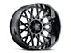 Vision Off-Road Rocker Gloss Black Wheel; 18x9; -12mm Offset (20-24 Jeep Gladiator JT)