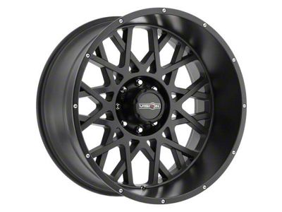 Vision Off-Road Rocker Satin Black Wheel; 18x9 (20-24 Jeep Gladiator JT)