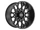 Vision Off-Road Rocker Satin Black Wheel; 18x9; -12mm Offset (20-24 Jeep Gladiator JT)