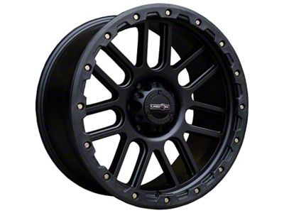 Vision Off-Road Nemesis Matte Black Wheel; 17x9 (18-24 Jeep Wrangler JL)