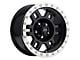 Vision Off-Road Manx Gloss Black Machined Wheel; 18x9; -12mm Offset (18-24 Jeep Wrangler JL)