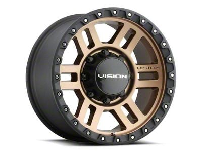 Vision Off-Road Manx 2 Bronze Wheel; 17x9; -12mm Offset (07-18 Jeep Wrangler JK)