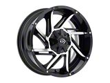 Vision Off-Road Prowler Gloss Black Machined 6-Lug Wheel; 17x9; -12mm Offset (03-09 4Runner)