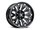 Vision Off-Road Armor Gloss Black Milled 6-Lug Wheel; 18x9; -12mm Offset (04-15 Titan)