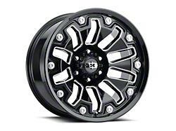 Vision Off-Road Armor Gloss Black Milled 6-Lug Wheel; 18x9; 12mm Offset (04-15 Titan)