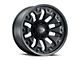 Vision Off-Road Armor Satin Black with Black Bolt Inserts 6-Lug Wheel; 20x9; 12mm Offset (04-15 Titan)