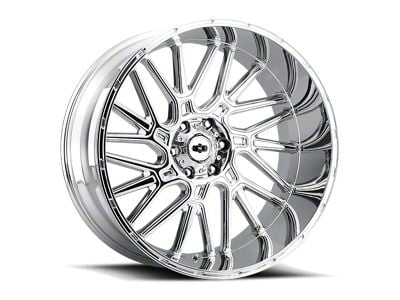 Vision Off-Road Brawl Chrome 6-Lug Wheel; 22x10; -19mm Offset (04-15 Titan)