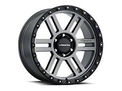 Vision Off-Road Manx 2 Satin Gray 6-Lug Wheel; 18x9; -12mm Offset (04-15 Titan)