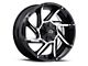 Vision Off-Road Prowler Gloss Black Machined 6-Lug Wheel; 20x12; -51mm Offset (04-15 Titan)