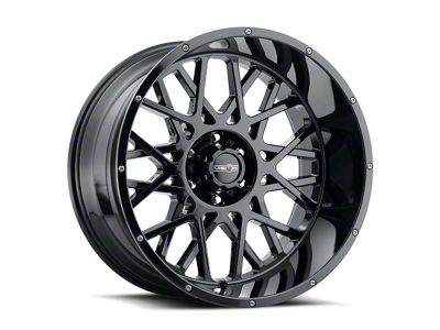 Vision Off-Road Rocker Gloss Black 6-Lug Wheel; 20x9; 10mm Offset (04-15 Titan)