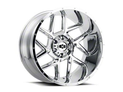 Vision Off-Road Sliver Chrome 6-Lug Wheel; 20x9; 0mm Offset (04-15 Titan)