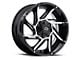 Vision Off-Road Prowler Gloss Black Machined 6-Lug Wheel; 18x9; 12mm Offset (05-15 Tacoma)