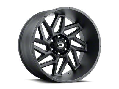 Vision Off-Road Spyder Satin Black 6-Lug Wheel; 22x12; -57mm Offset (05-15 Tacoma)