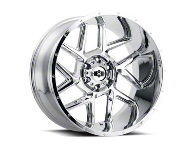 Vision Off-Road Sliver Chrome 6-Lug Wheel; 20x9; 0mm Offset (10-24 4Runner)