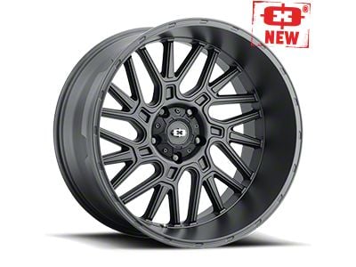 Vision Off-Road Brawl Satin Black 6-Lug Wheel; 22x14; -76mm Offset (17-24 Titan)