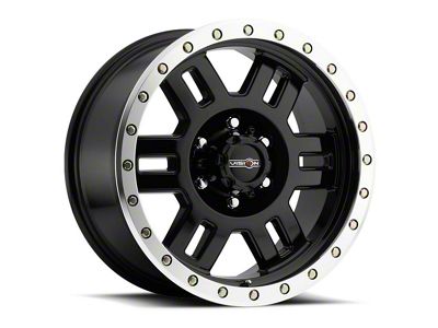 Vision Off-Road Manx Gloss Black Machined 6-Lug Wheel; 17x8.5; 0mm Offset (2024 Tacoma)