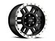 Vision Off-Road Manx Gloss Black Machined 6-Lug Wheel; 18x9; 0mm Offset (2024 Tacoma)