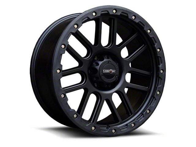 Vision Off-Road Nemesis Matte Black 6-Lug Wheel; 18x9; 18mm Offset (2024 Tacoma)