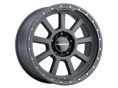 Vision Off-Road Ojos Satin Black 6-Lug Wheel; 17x9; -12mm Offset (10-24 4Runner)