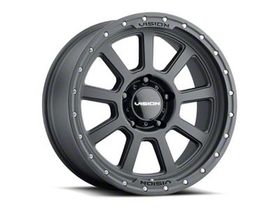 Vision Off-Road Ojos Satin Black 6-Lug Wheel; 17x9; 12mm Offset (10-24 4Runner)