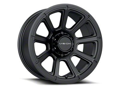 Vision Off-Road Turbine Matte Black 6-Lug Wheel; 17x8.5; 18mm Offset (10-24 4Runner)