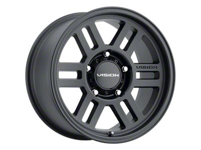 Vision Off-Road Manx 2 Overland Satin Black 6-Lug Wheel; 17x9; -12mm Offset (10-24 4Runner)