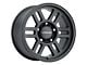 Vision Off-Road Manx 2 Overland Satin Black 6-Lug Wheel; 17x9; -12mm Offset (10-24 4Runner)