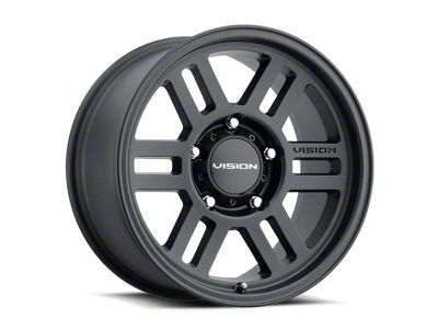 Vision Off-Road Manx 2 Overland Satin Black 6-Lug Wheel; 17x9; 18mm Offset (10-24 4Runner)