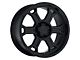 Vision Off-Road Raptor Matte Black 6-Lug Wheel; 17x9; -6mm Offset (10-24 4Runner)